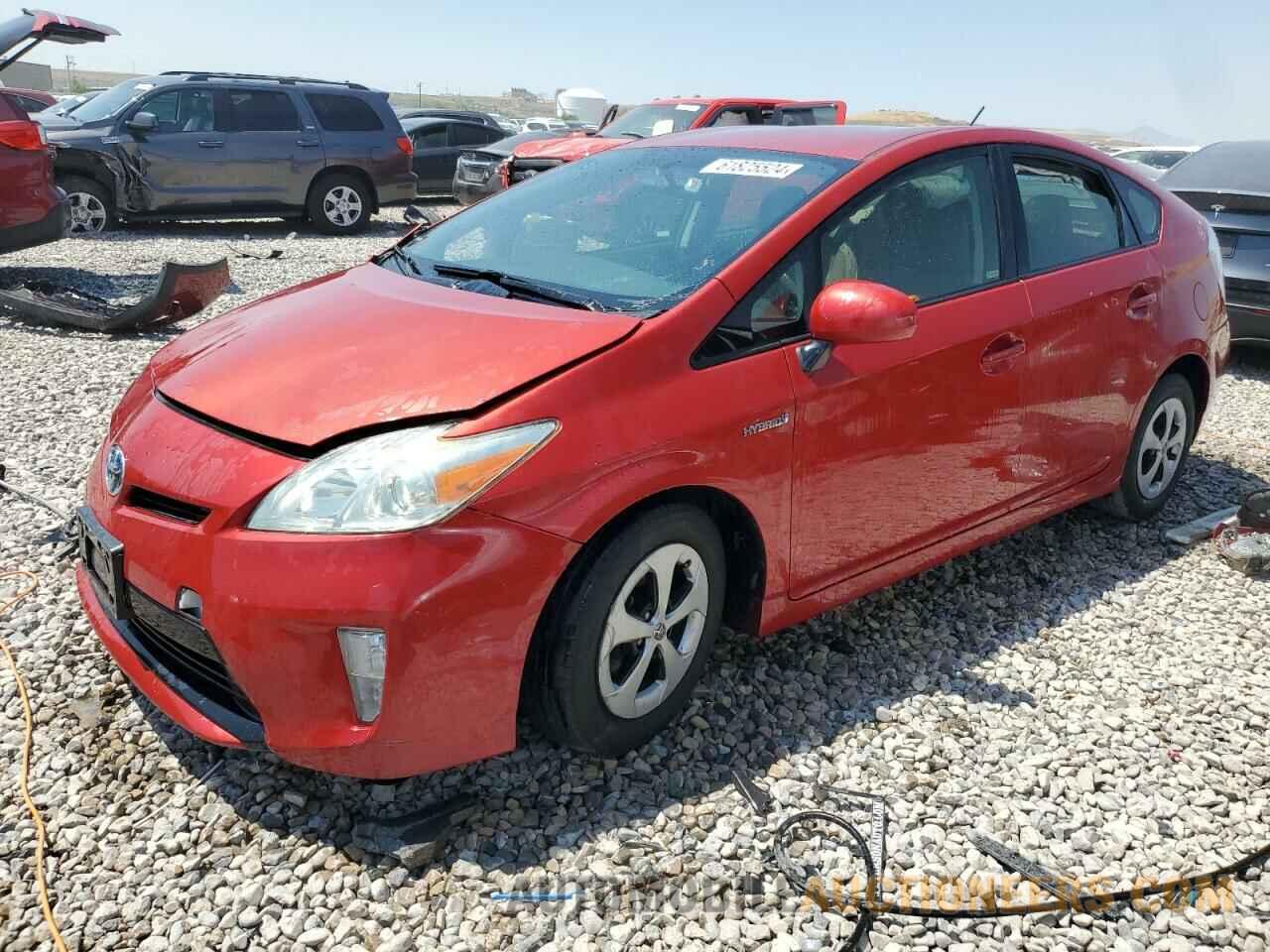 JTDKN3DU7F1927136 TOYOTA PRIUS 2015