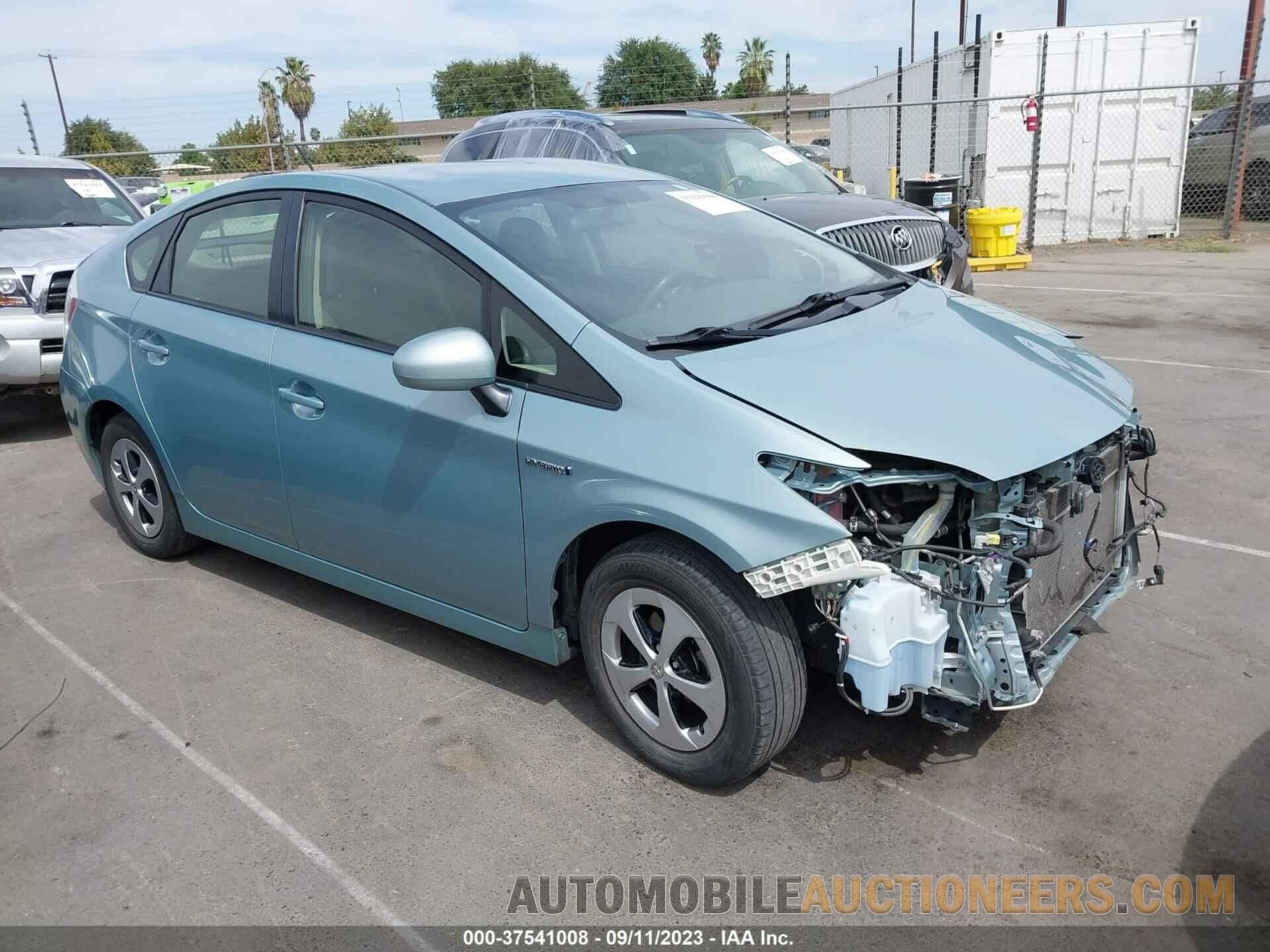 JTDKN3DU7F1937164 TOYOTA PRIUS 2015