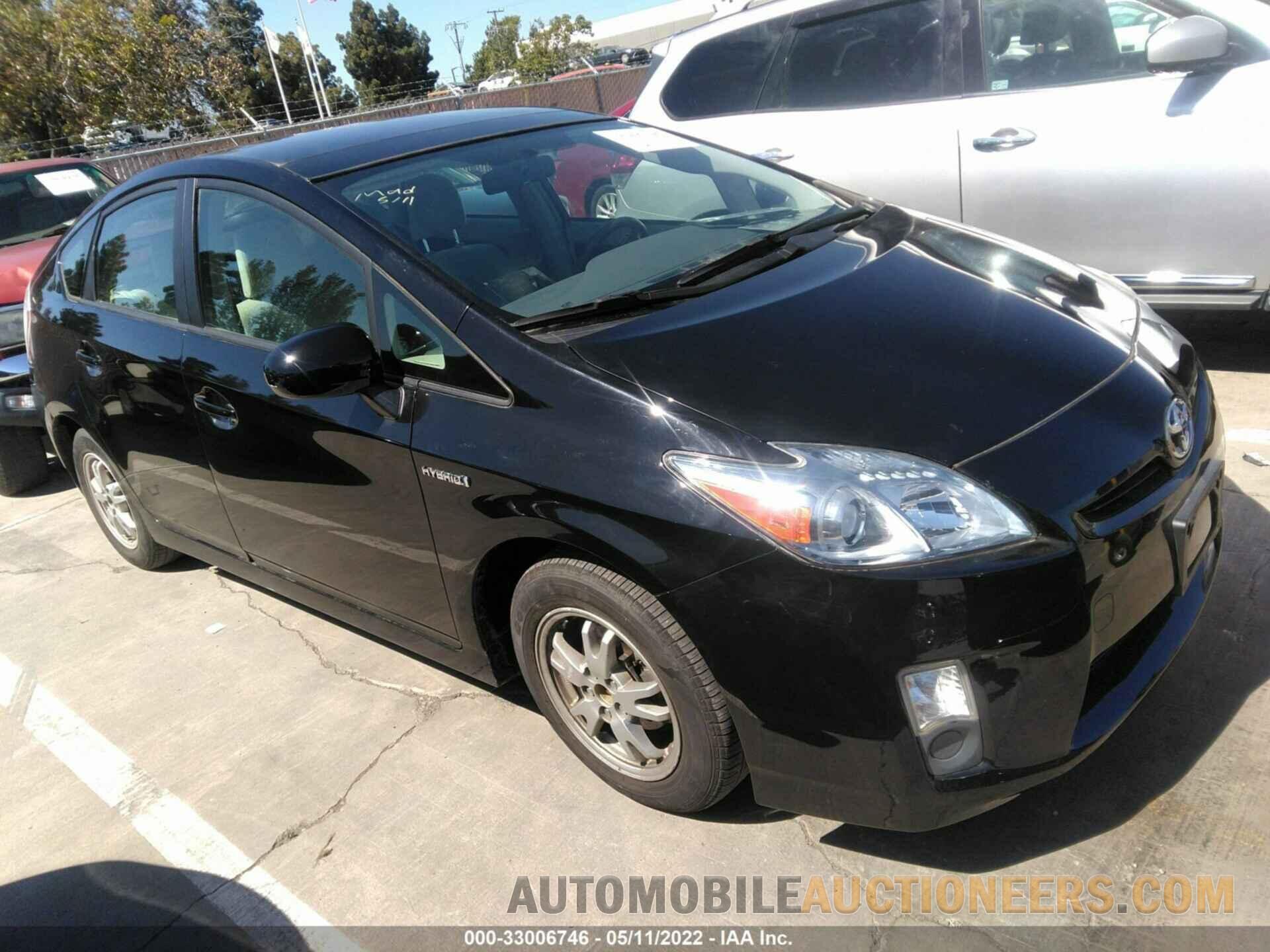 JTDKN3DU8B5329379 TOYOTA PRIUS 2011