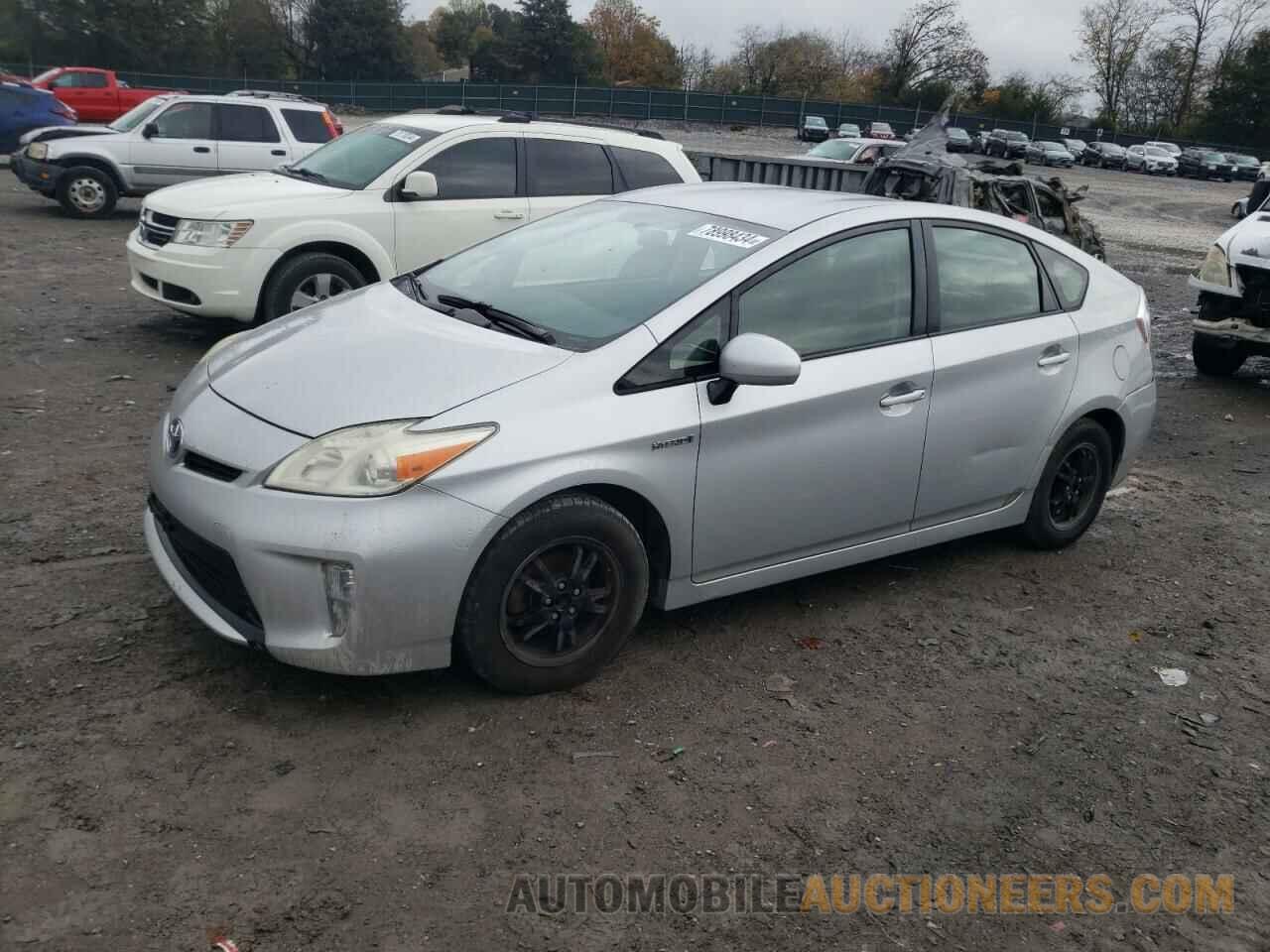 JTDKN3DU8C1484216 TOYOTA PRIUS 2012