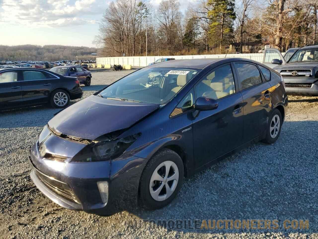 JTDKN3DU8C1495068 TOYOTA PRIUS 2012