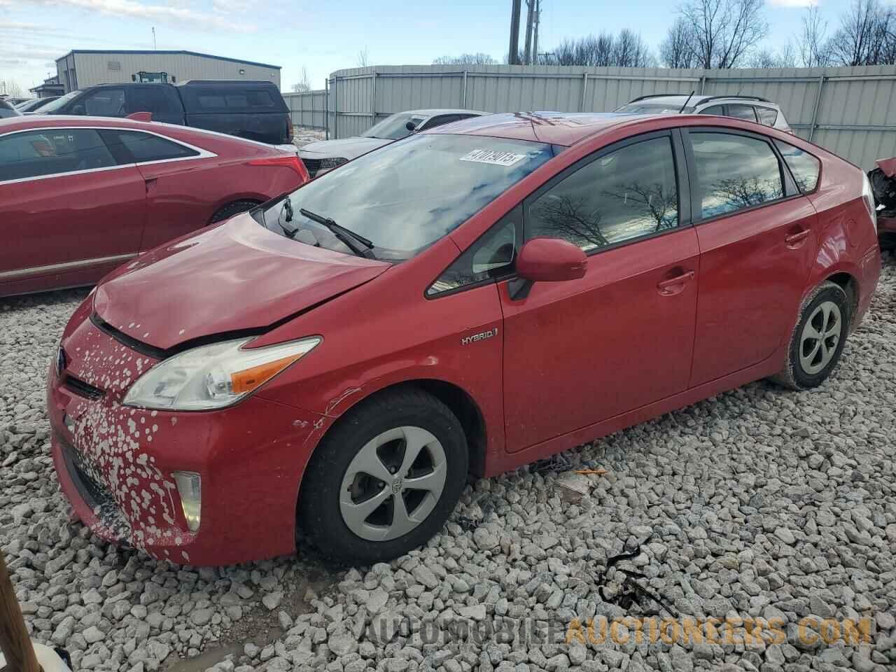 JTDKN3DU8C1529221 TOYOTA PRIUS 2012