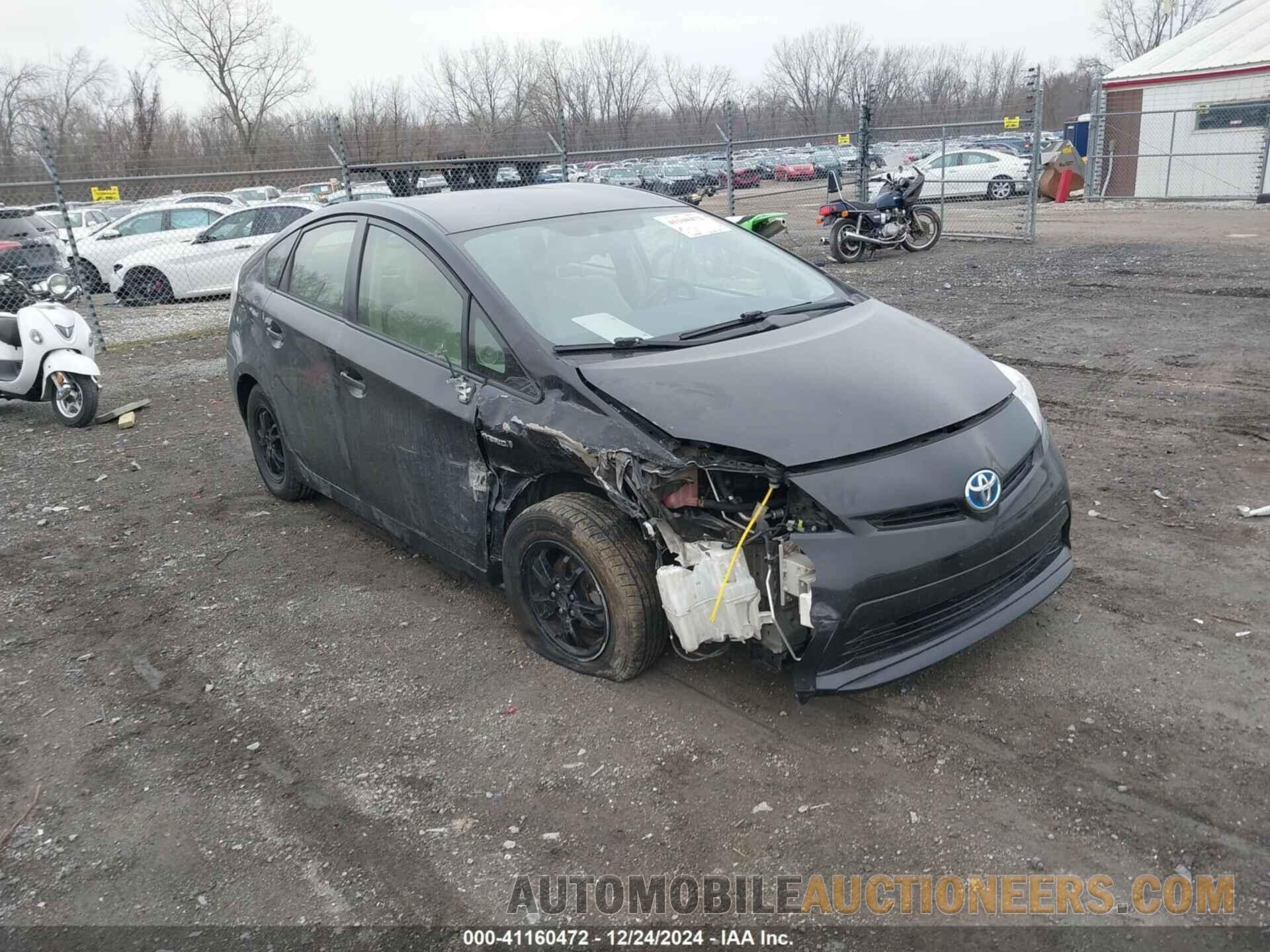 JTDKN3DU8C1535469 TOYOTA PRIUS 2012