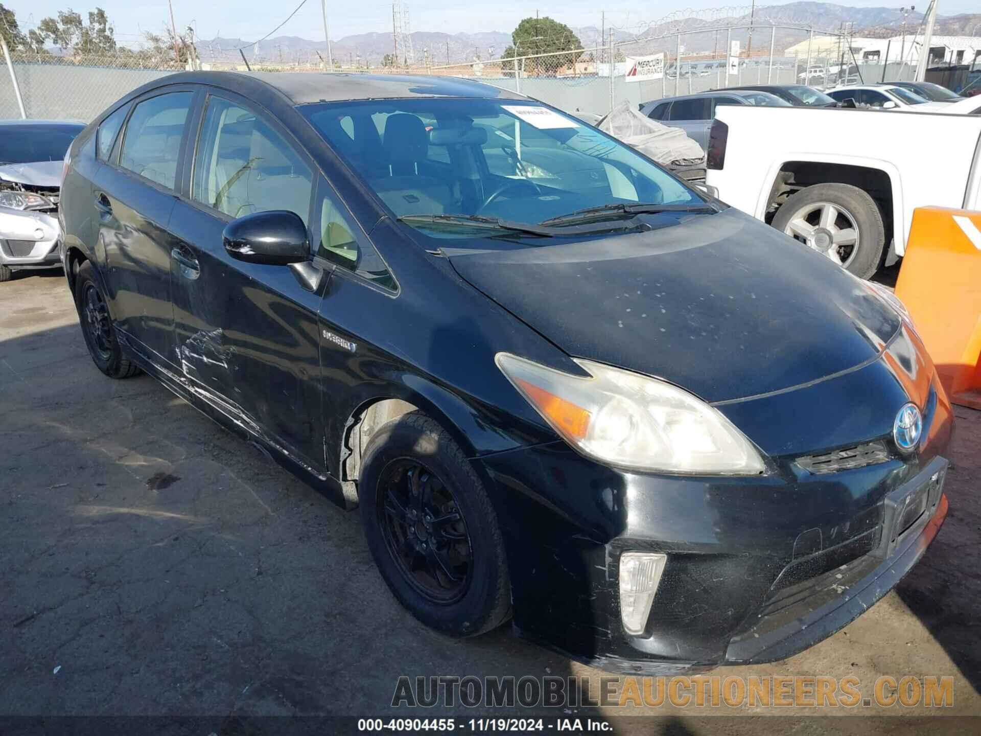 JTDKN3DU8C5418709 TOYOTA PRIUS 2012