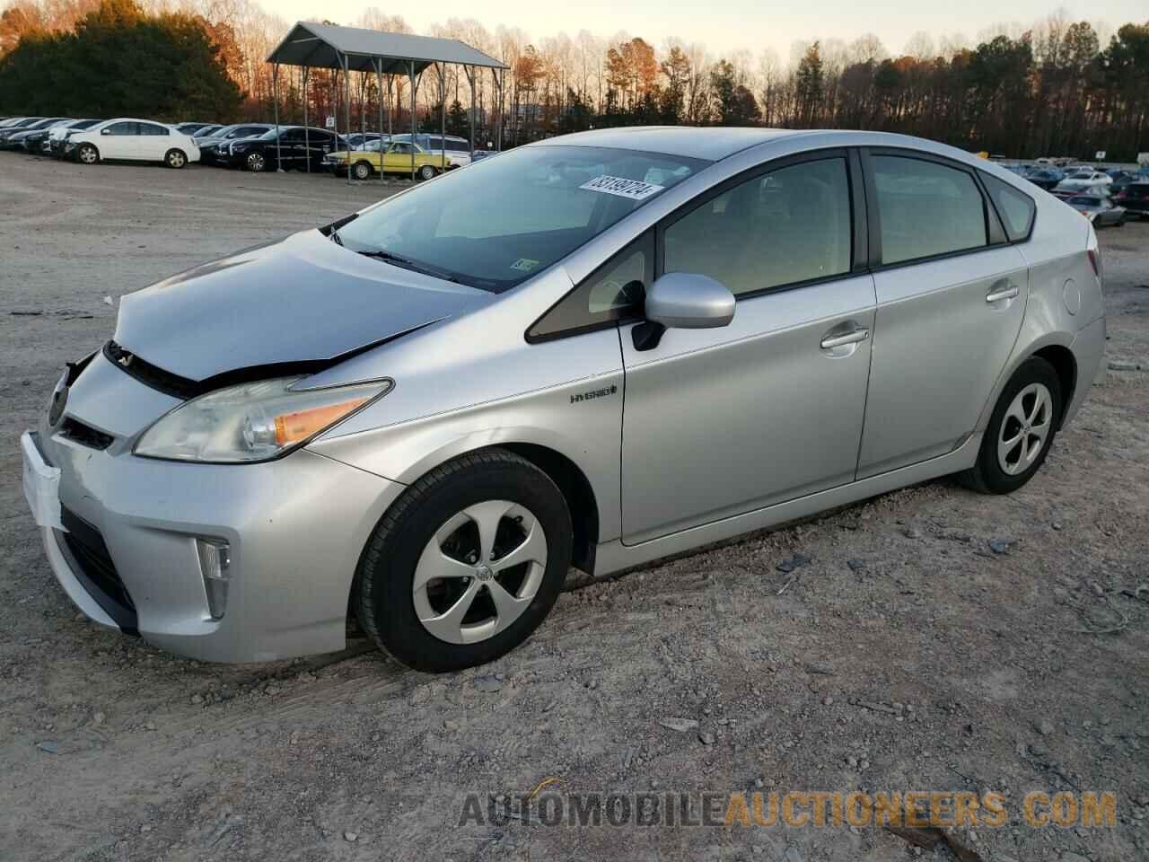 JTDKN3DU8C5460992 TOYOTA PRIUS 2012