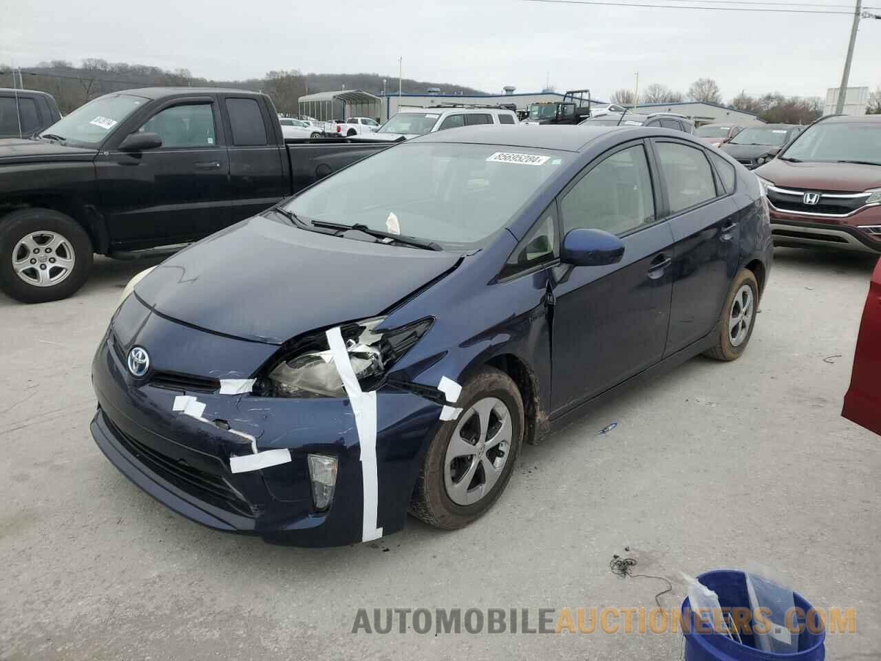 JTDKN3DU8D0355254 TOYOTA PRIUS 2013