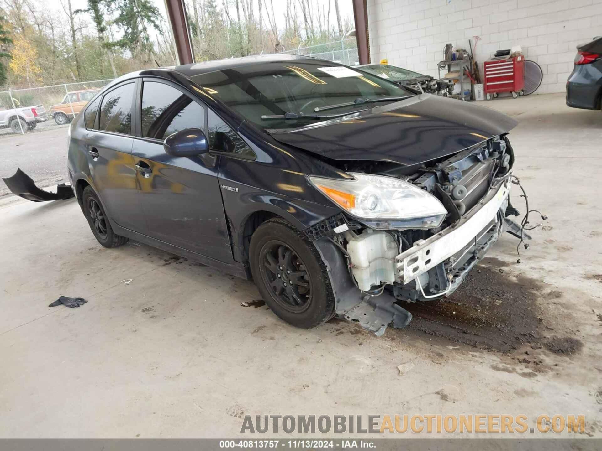 JTDKN3DU8D1634987 TOYOTA PRIUS 2013