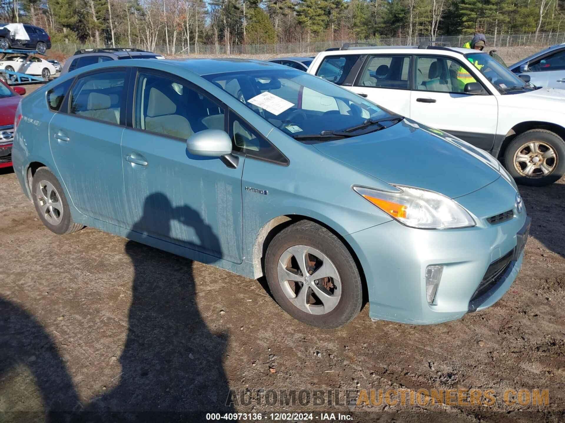 JTDKN3DU8D5585203 TOYOTA PRIUS 2013