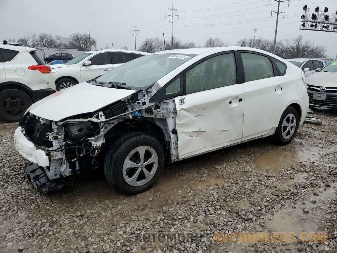 JTDKN3DU8E1741538 TOYOTA PRIUS 2014