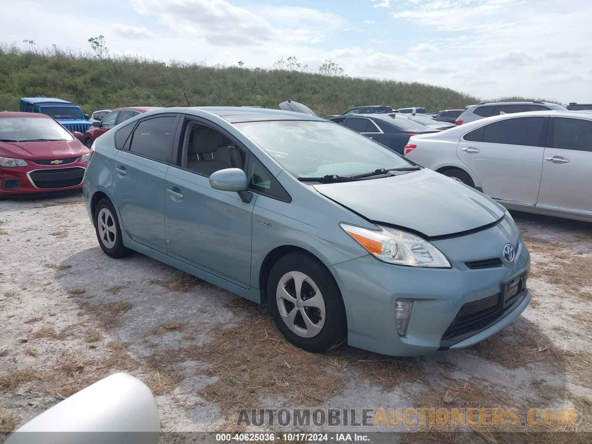 JTDKN3DU8E1814357 TOYOTA PRIUS 2014