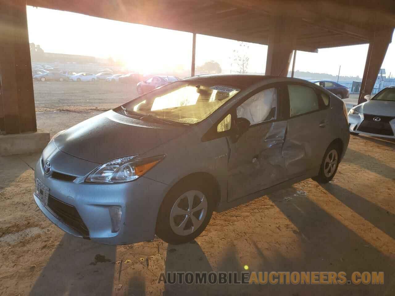 JTDKN3DU8E1837329 TOYOTA PRIUS 2014