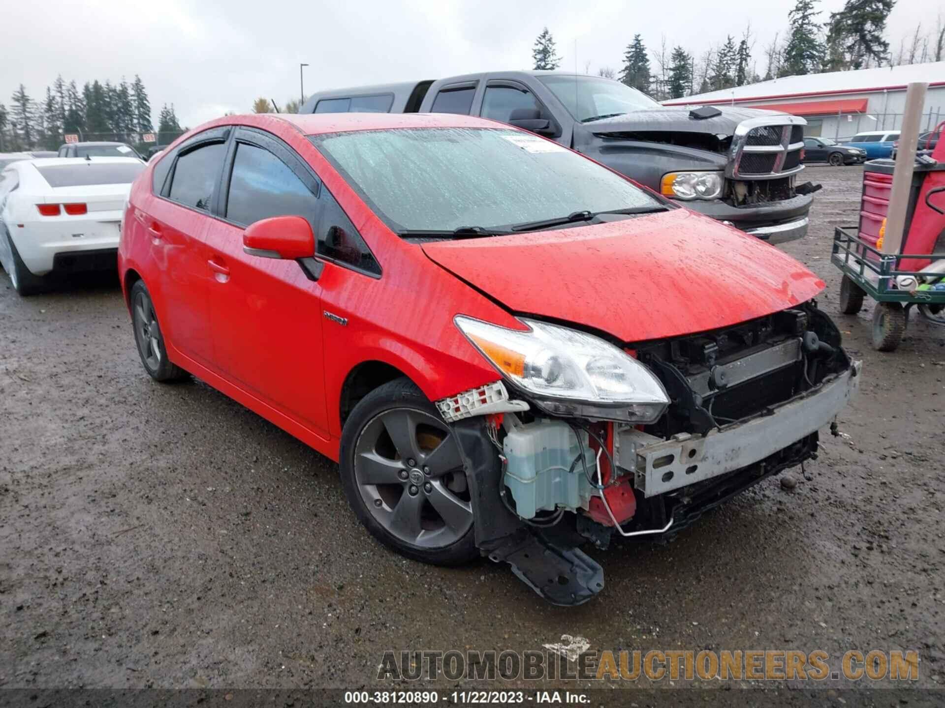 JTDKN3DU8F0398091 TOYOTA PRIUS 2015