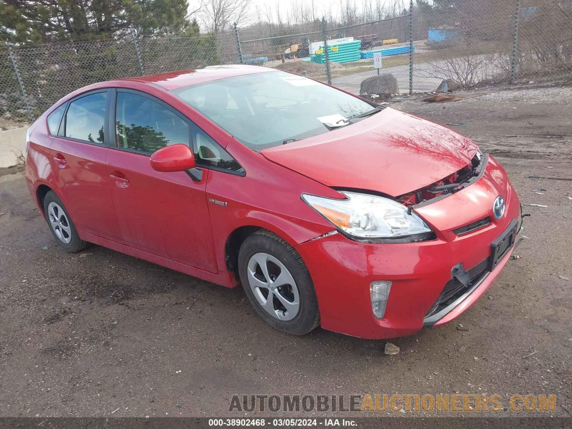 JTDKN3DU8F0409591 TOYOTA PRIUS 2015