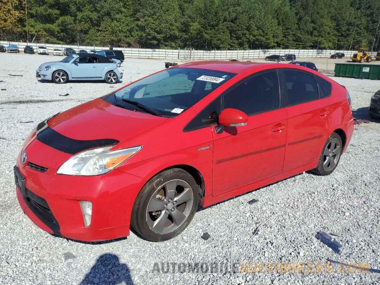 JTDKN3DU8F0411390 TOYOTA PRIUS 2015