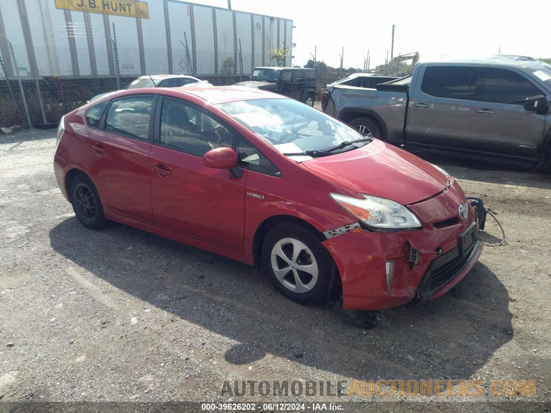 JTDKN3DU8F0433731 TOYOTA PRIUS 2015