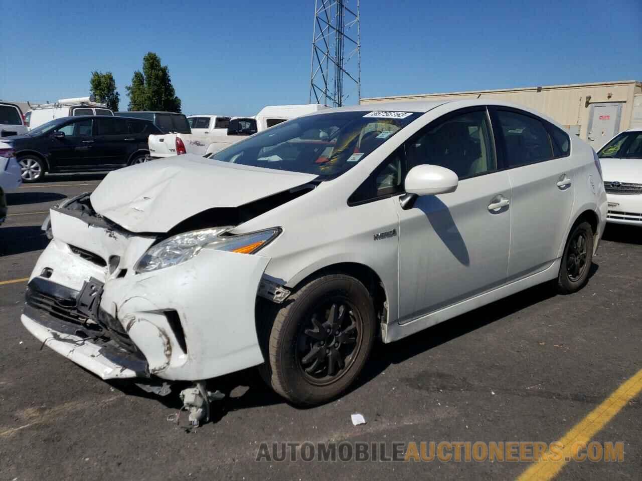 JTDKN3DU8F0435172 TOYOTA PRIUS 2015