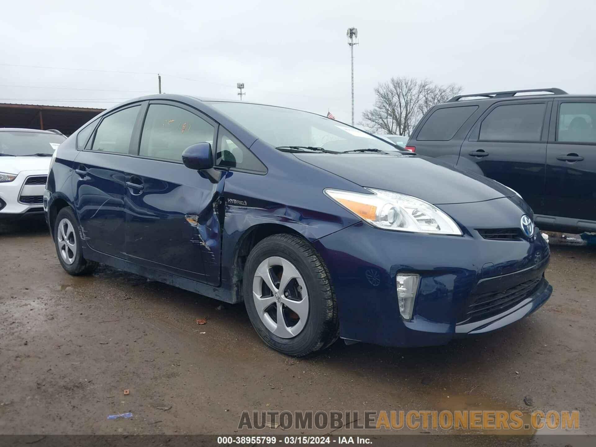 JTDKN3DU8F0441215 TOYOTA PRIUS 2015