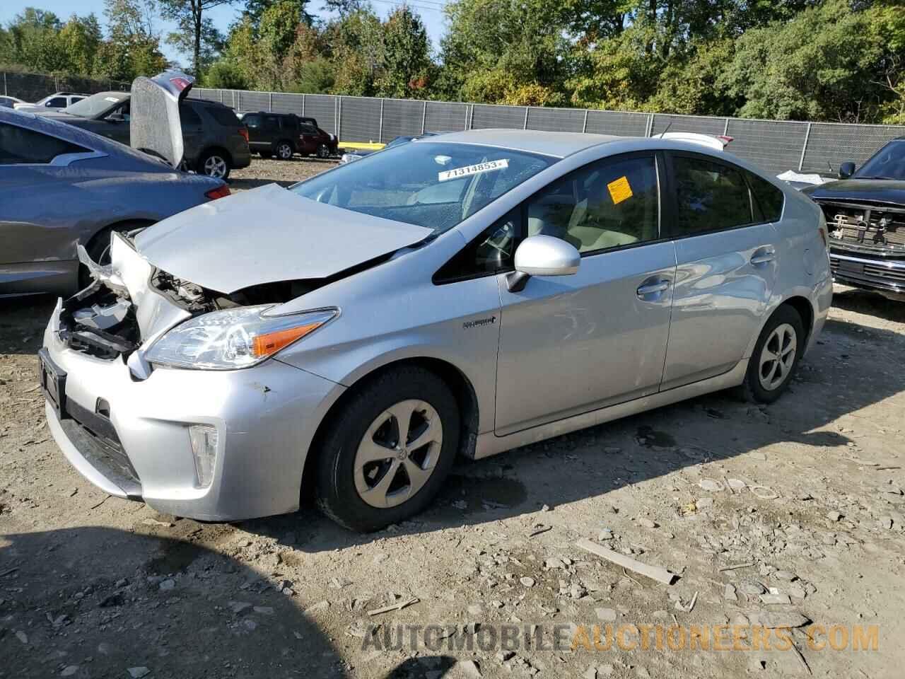 JTDKN3DU8F0448181 TOYOTA PRIUS 2015