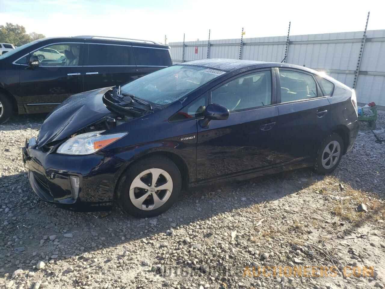 JTDKN3DU8F0483528 TOYOTA PRIUS 2015