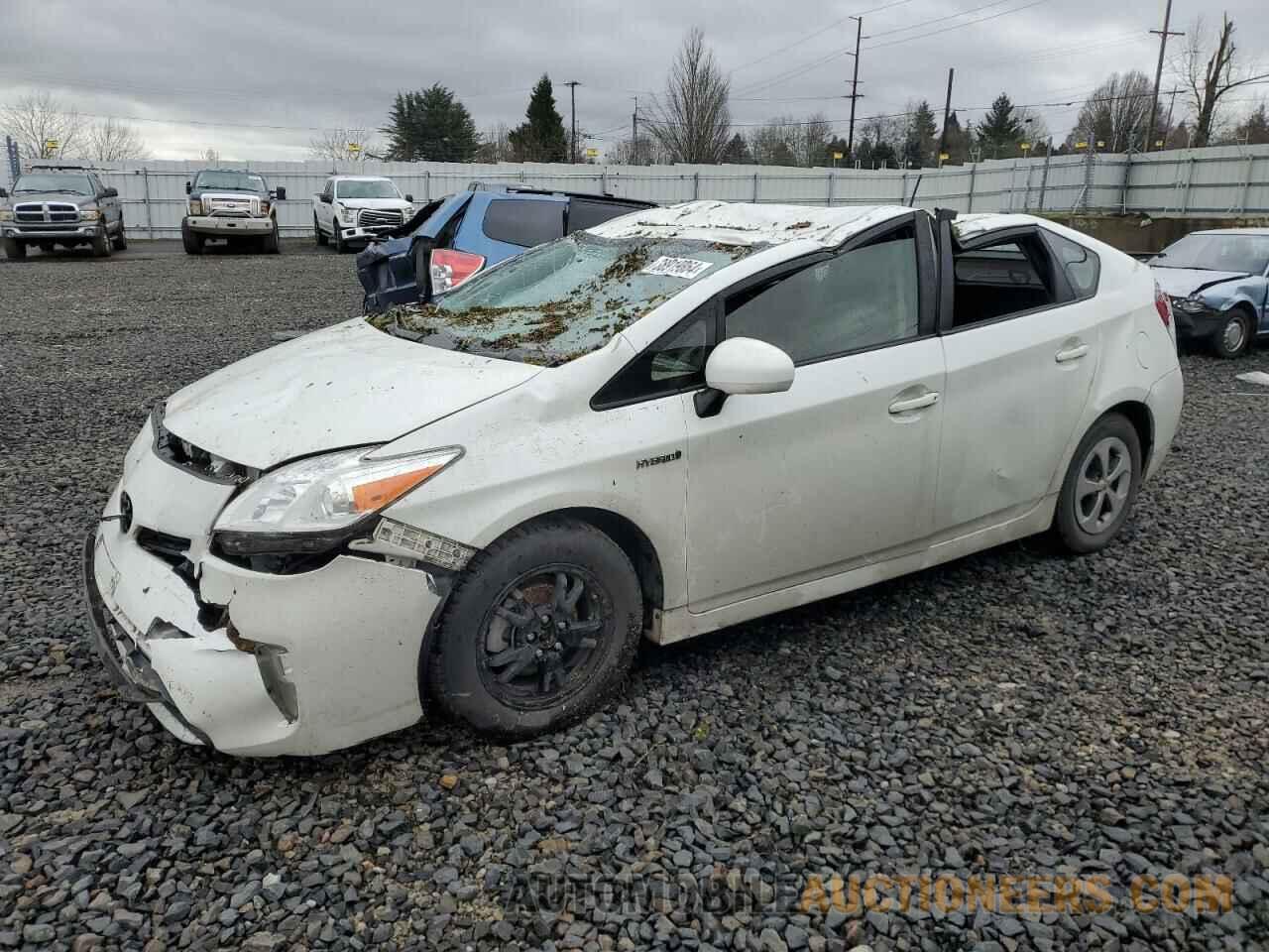 JTDKN3DU8F0483755 TOYOTA PRIUS 2015