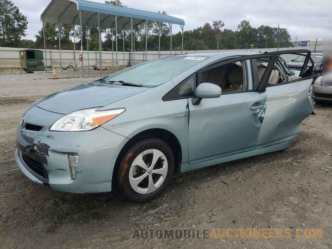 JTDKN3DU8F1870722 TOYOTA PRIUS 2015