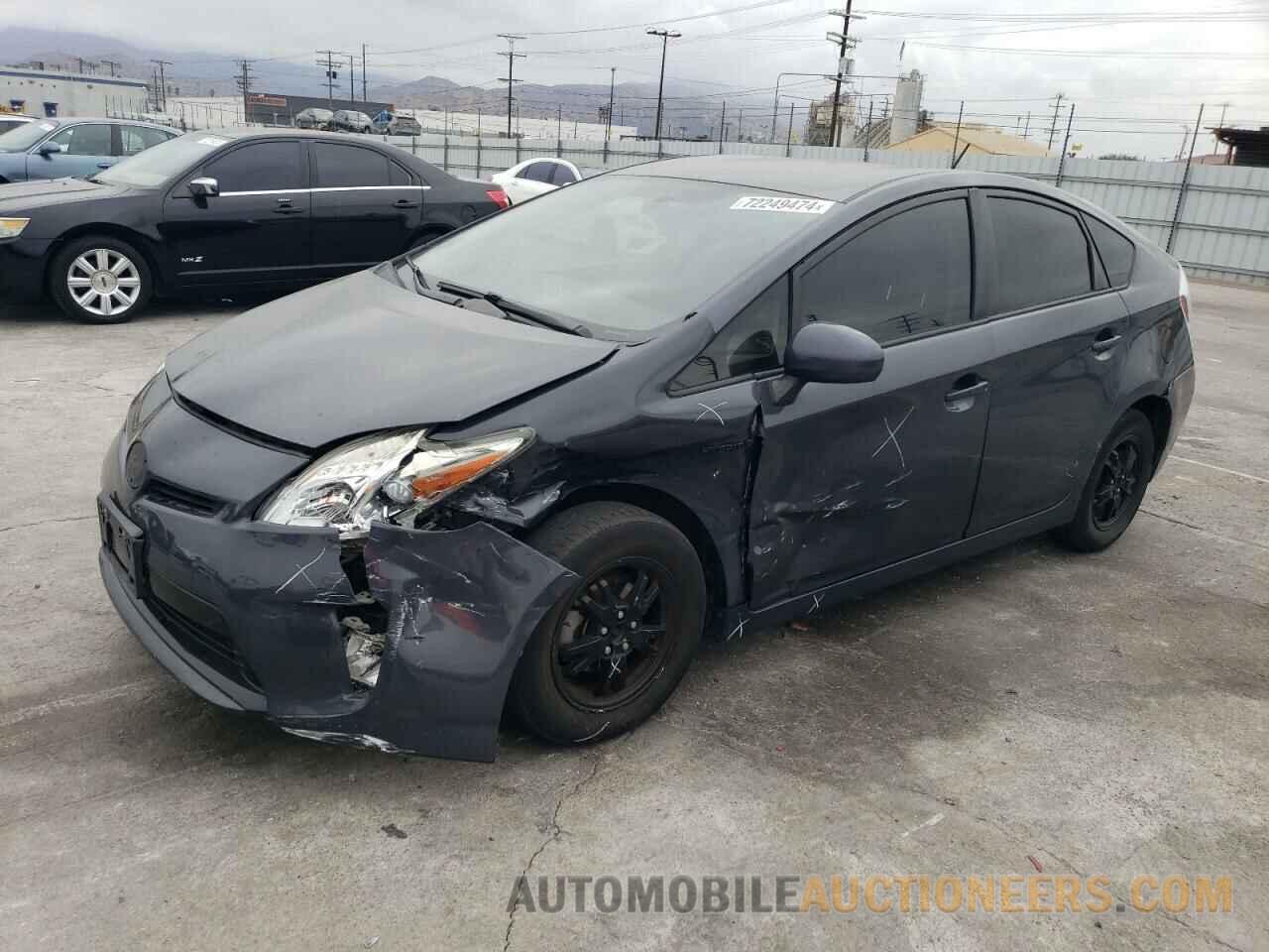 JTDKN3DU8F1881414 TOYOTA PRIUS 2015