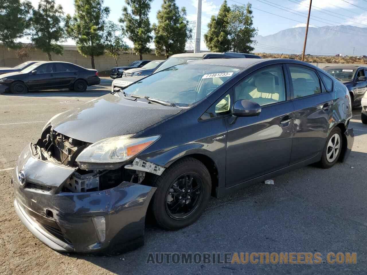 JTDKN3DU8F1890789 TOYOTA PRIUS 2015