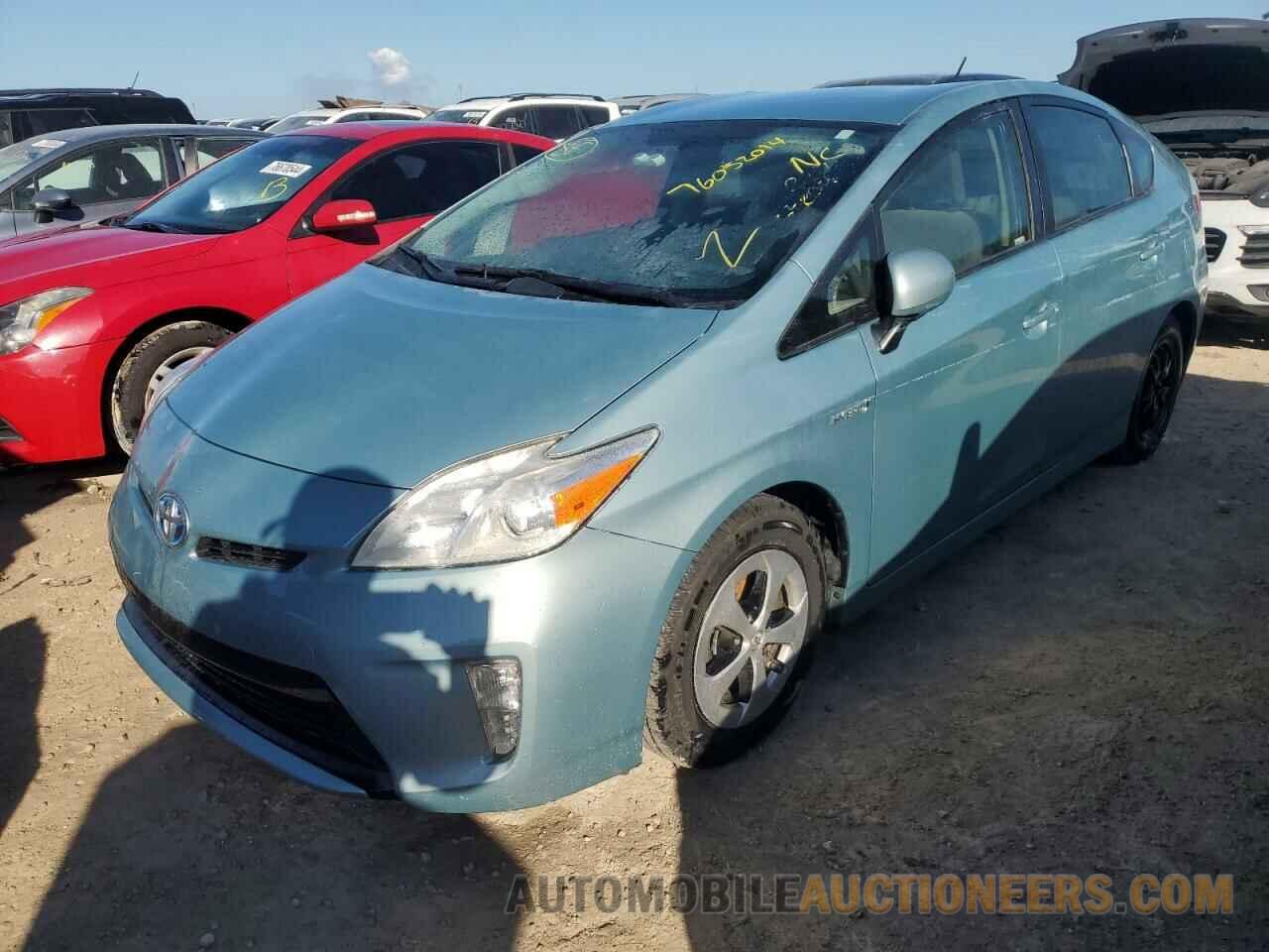 JTDKN3DU8F1927520 TOYOTA PRIUS 2015