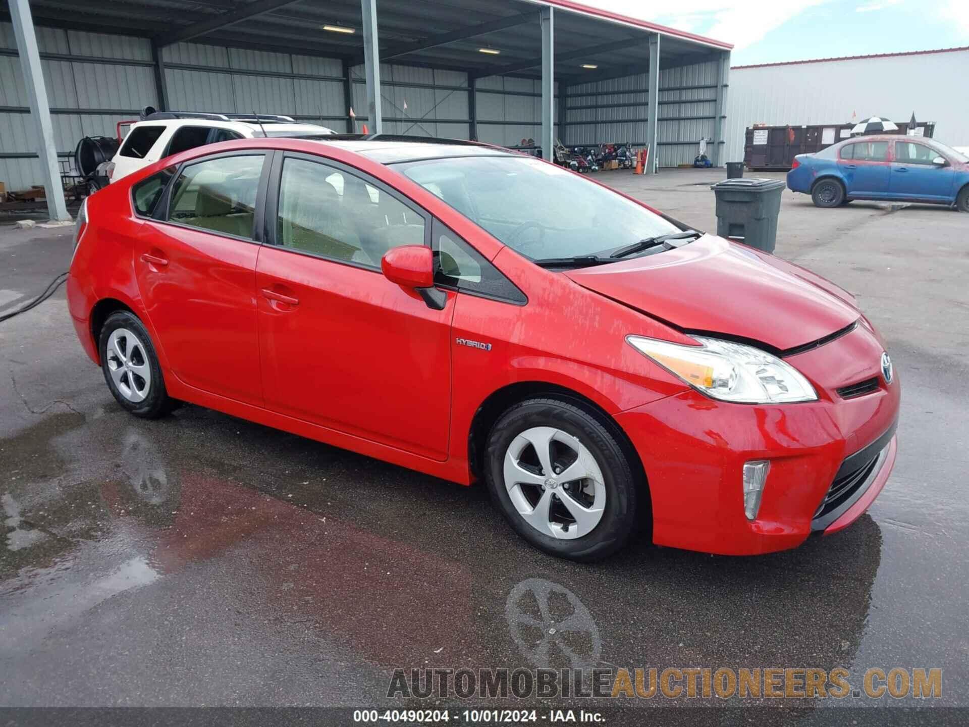 JTDKN3DU8F1940316 TOYOTA PRIUS 2015