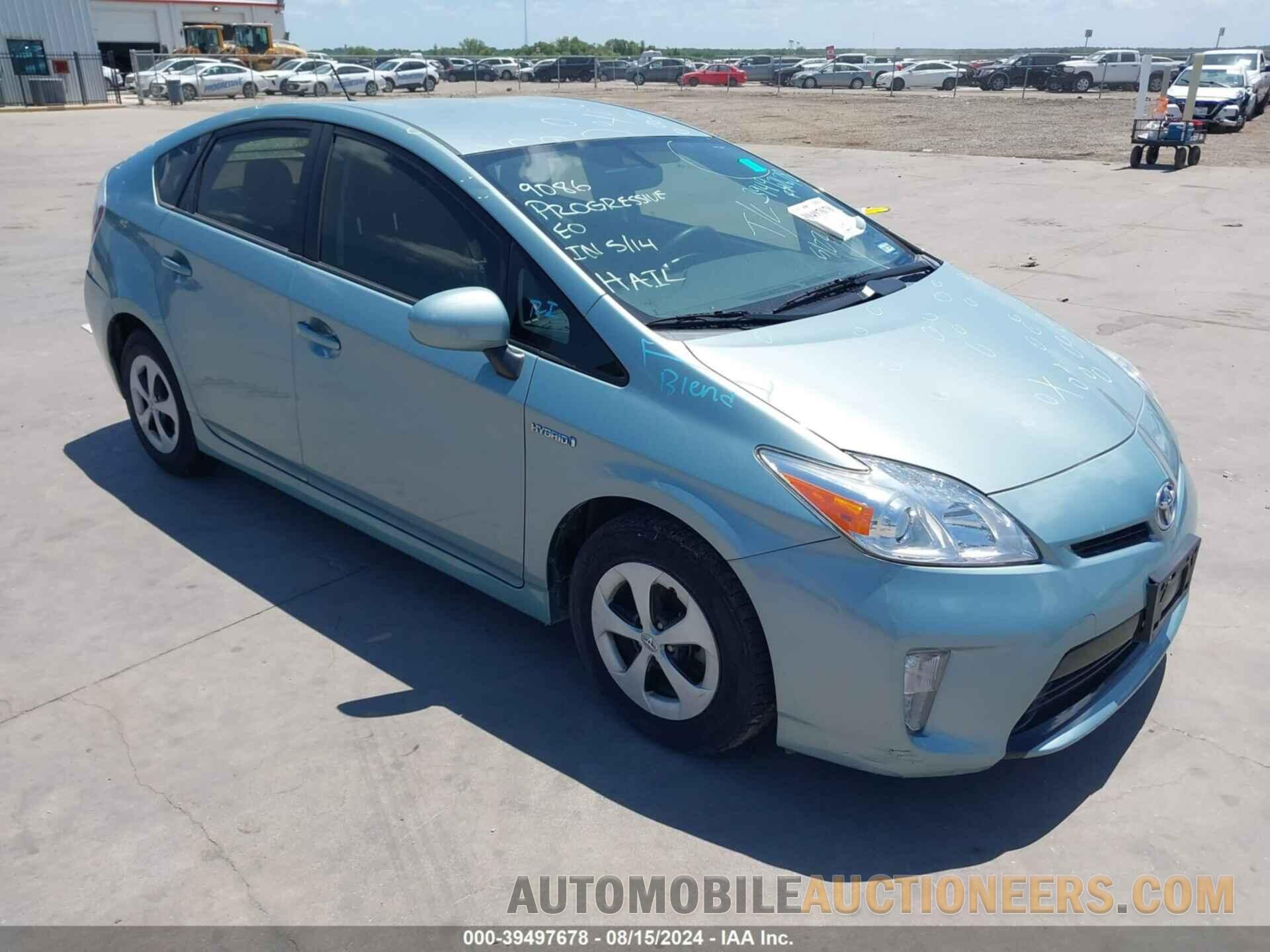 JTDKN3DU8F1984364 TOYOTA PRIUS 2015