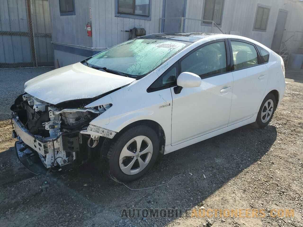 JTDKN3DU8F2002634 TOYOTA PRIUS 2015