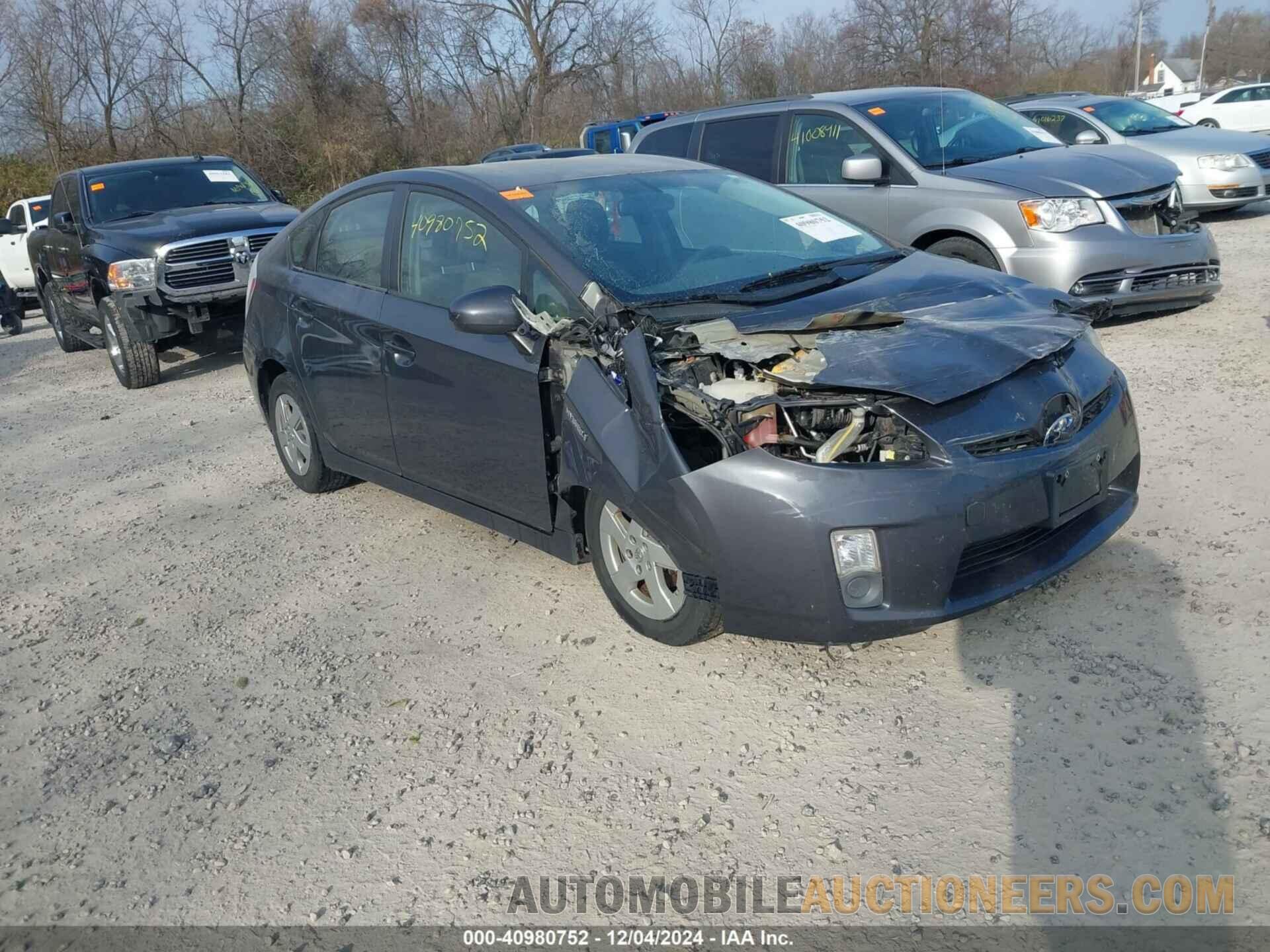 JTDKN3DU9B0256956 TOYOTA PRIUS 2011