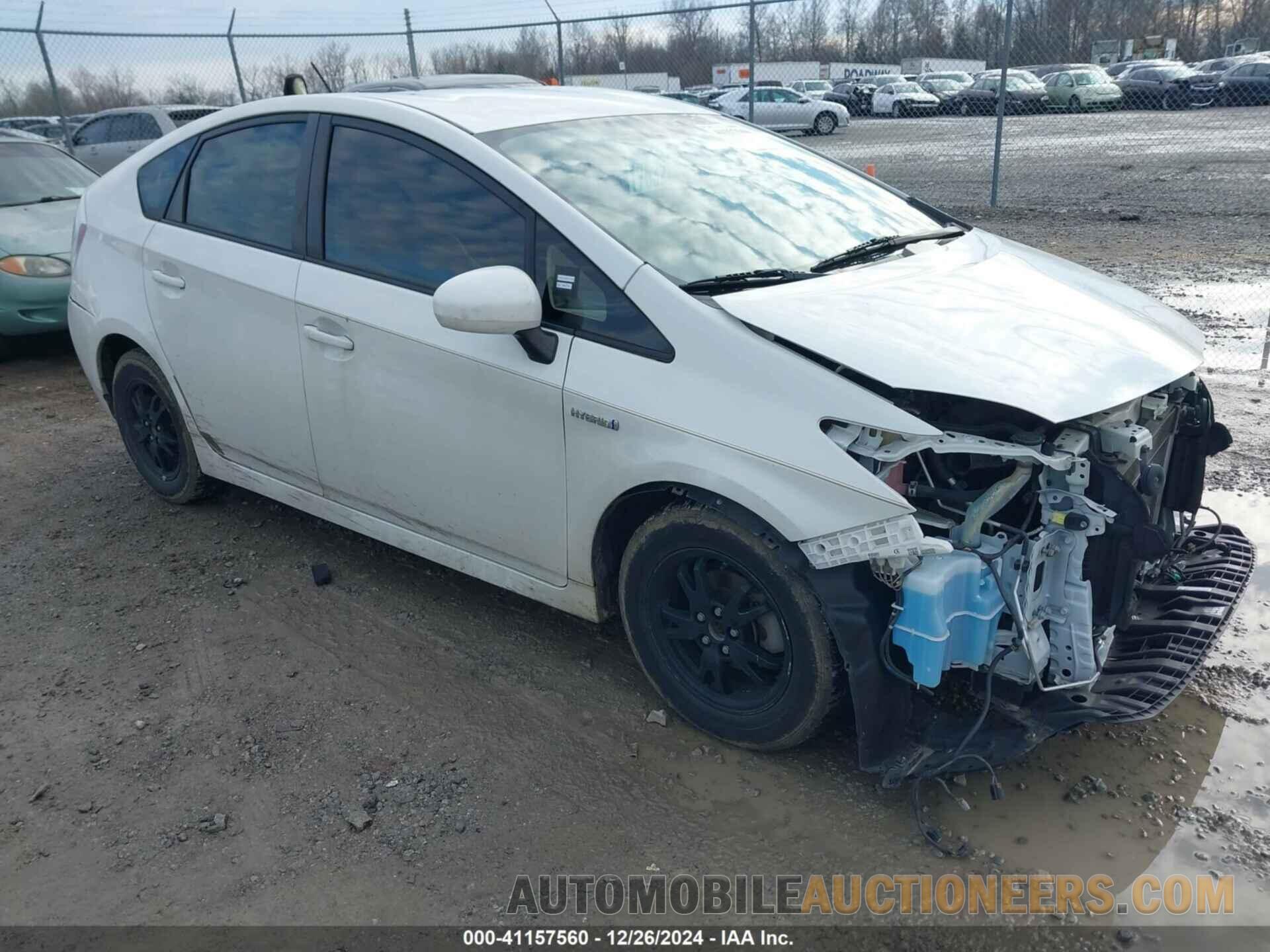 JTDKN3DU9C1525680 TOYOTA PRIUS 2012