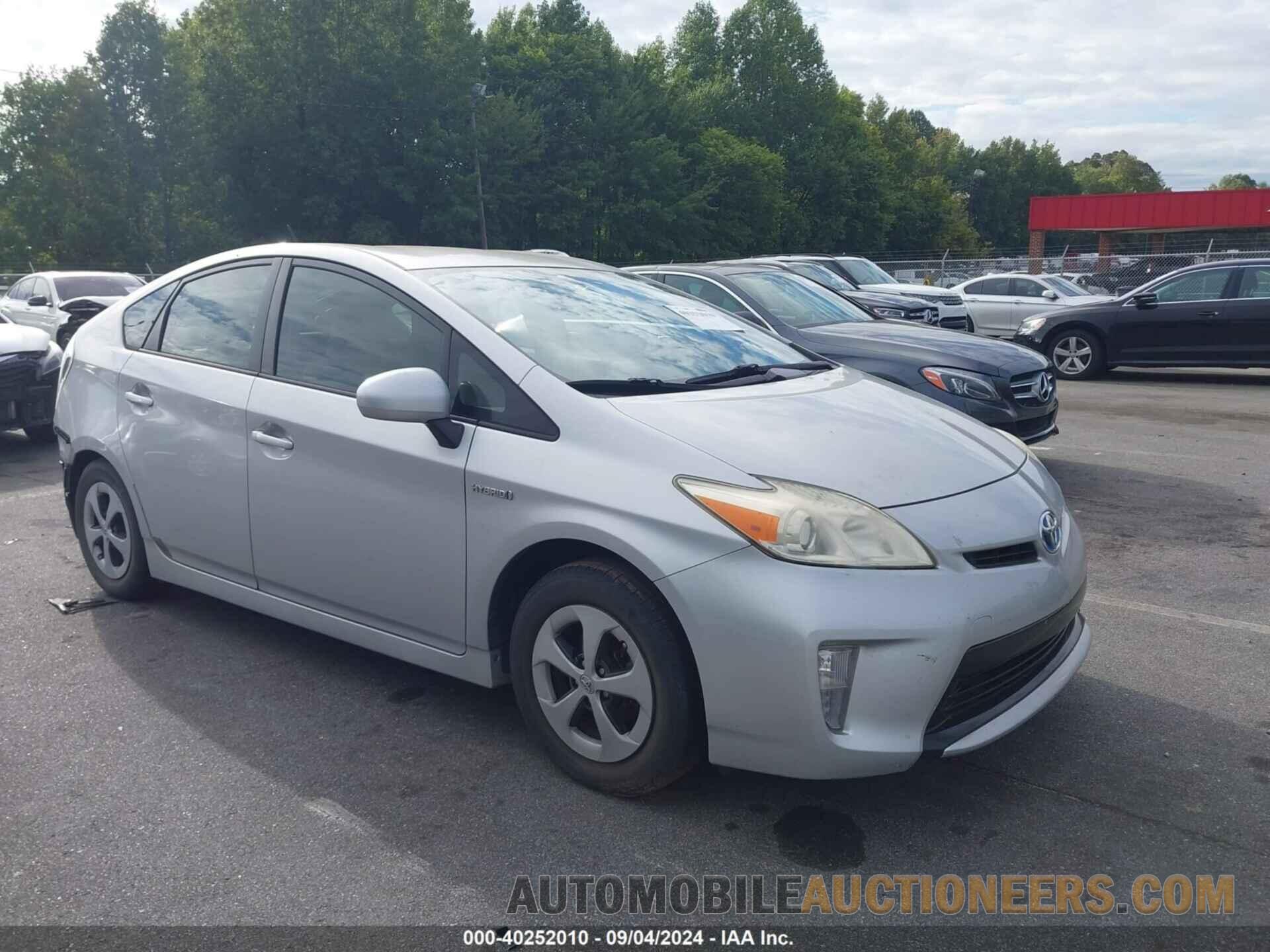 JTDKN3DU9C1538820 TOYOTA PRIUS 2012