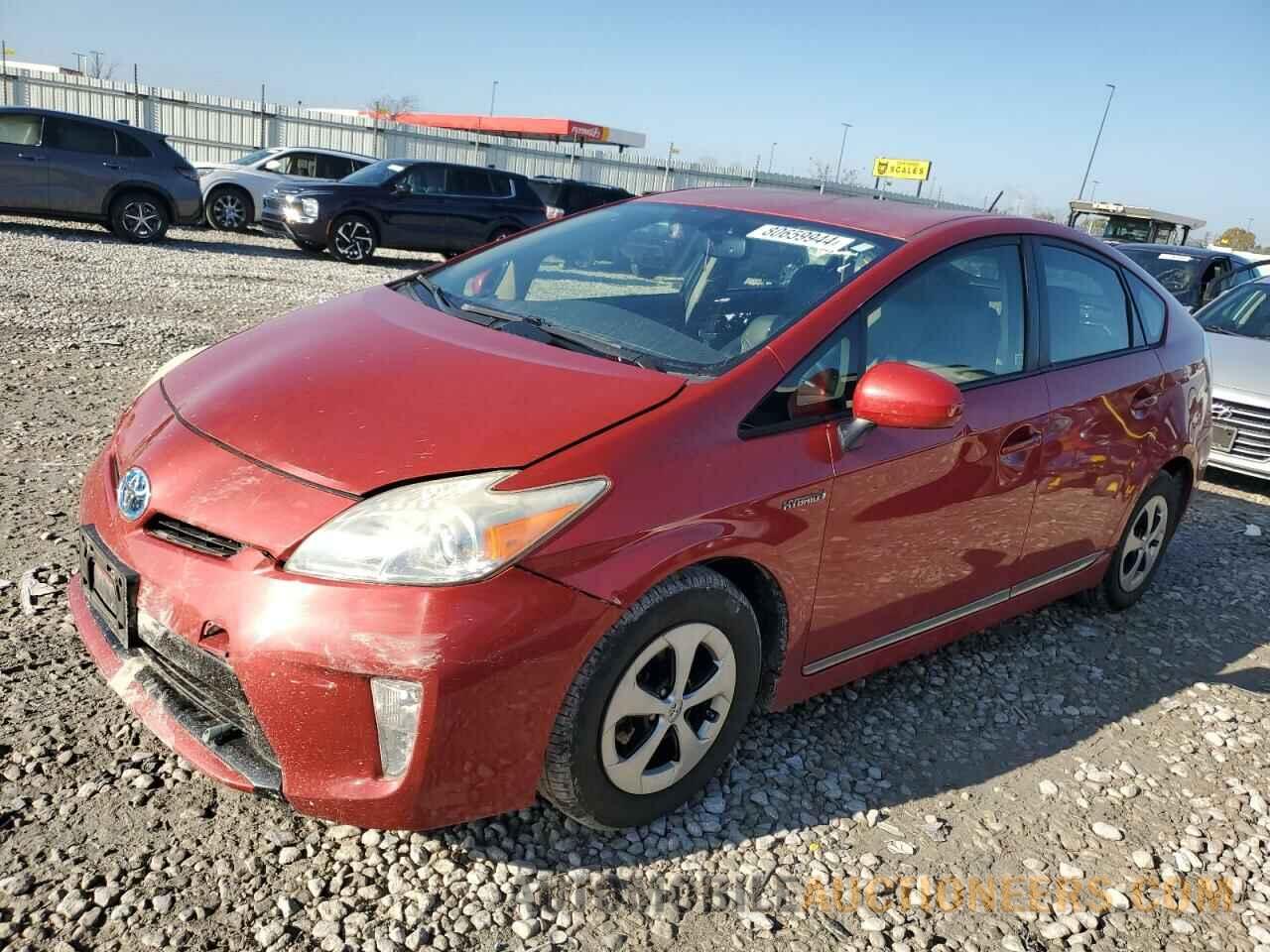 JTDKN3DU9C1557013 TOYOTA PRIUS 2012