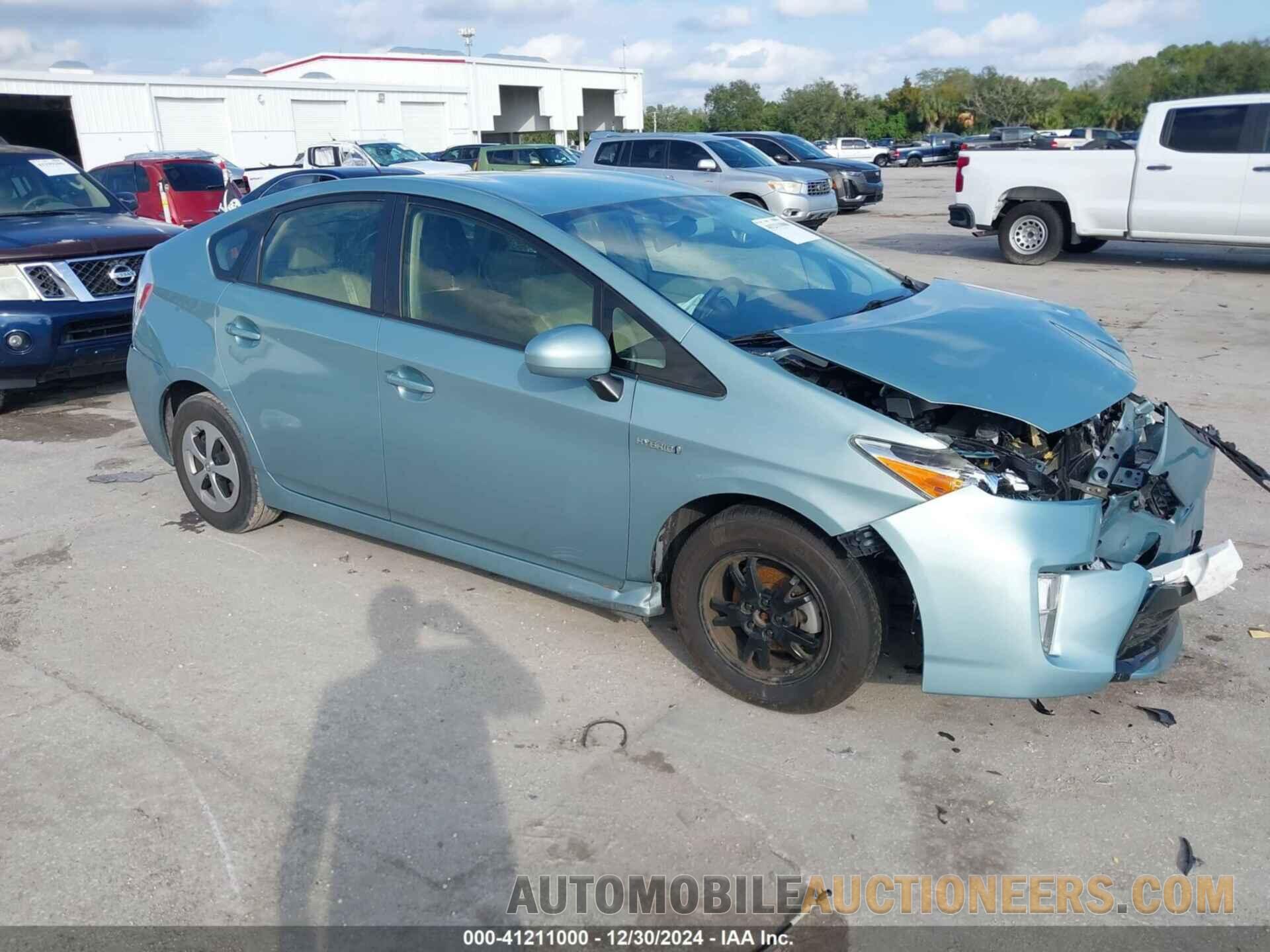 JTDKN3DU9C1577794 TOYOTA PRIUS 2012