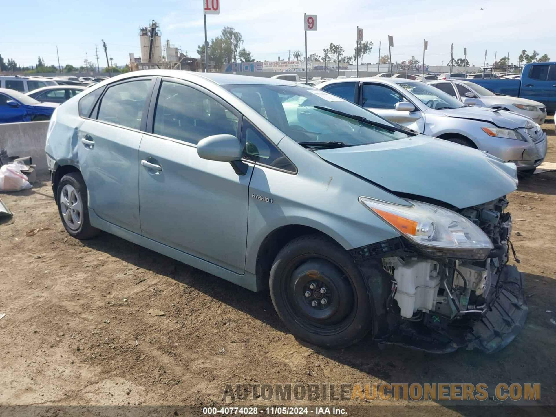 JTDKN3DU9C1578962 TOYOTA PRIUS 2012