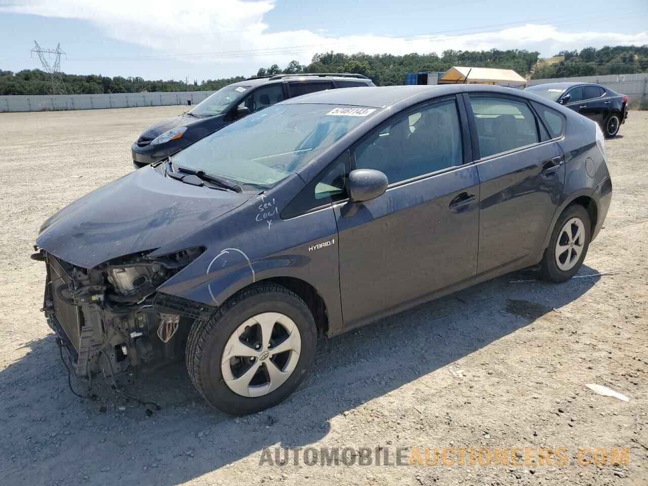 JTDKN3DU9C1612012 TOYOTA PRIUS 2012