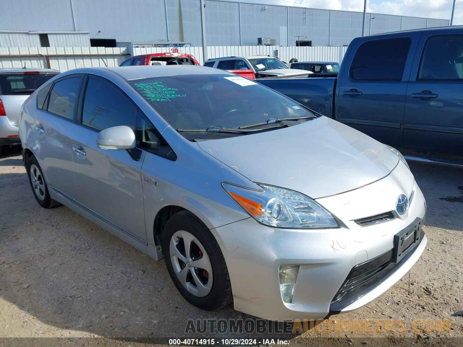 JTDKN3DU9C5390905 TOYOTA PRIUS 2012