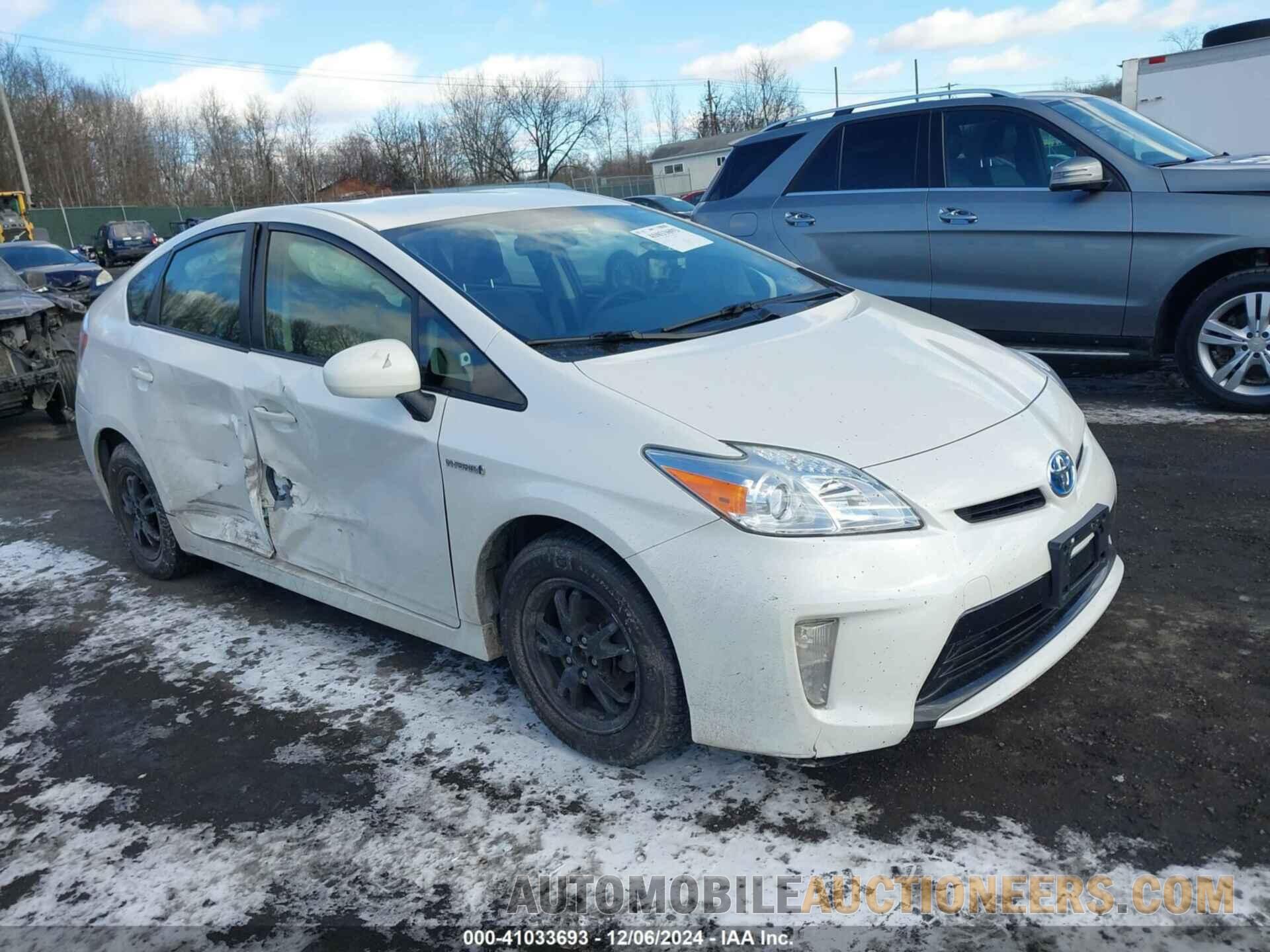 JTDKN3DU9C5408612 TOYOTA PRIUS 2012