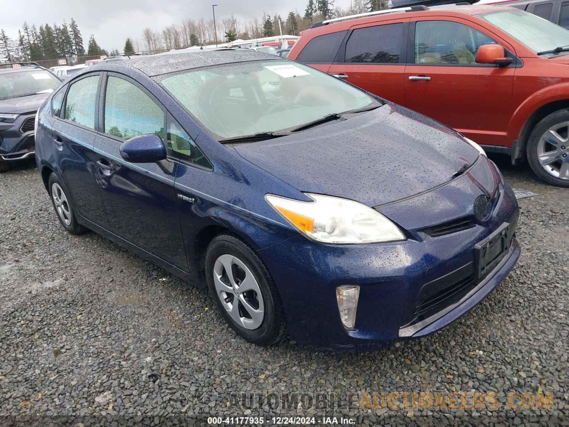 JTDKN3DU9D1667920 TOYOTA PRIUS 2013