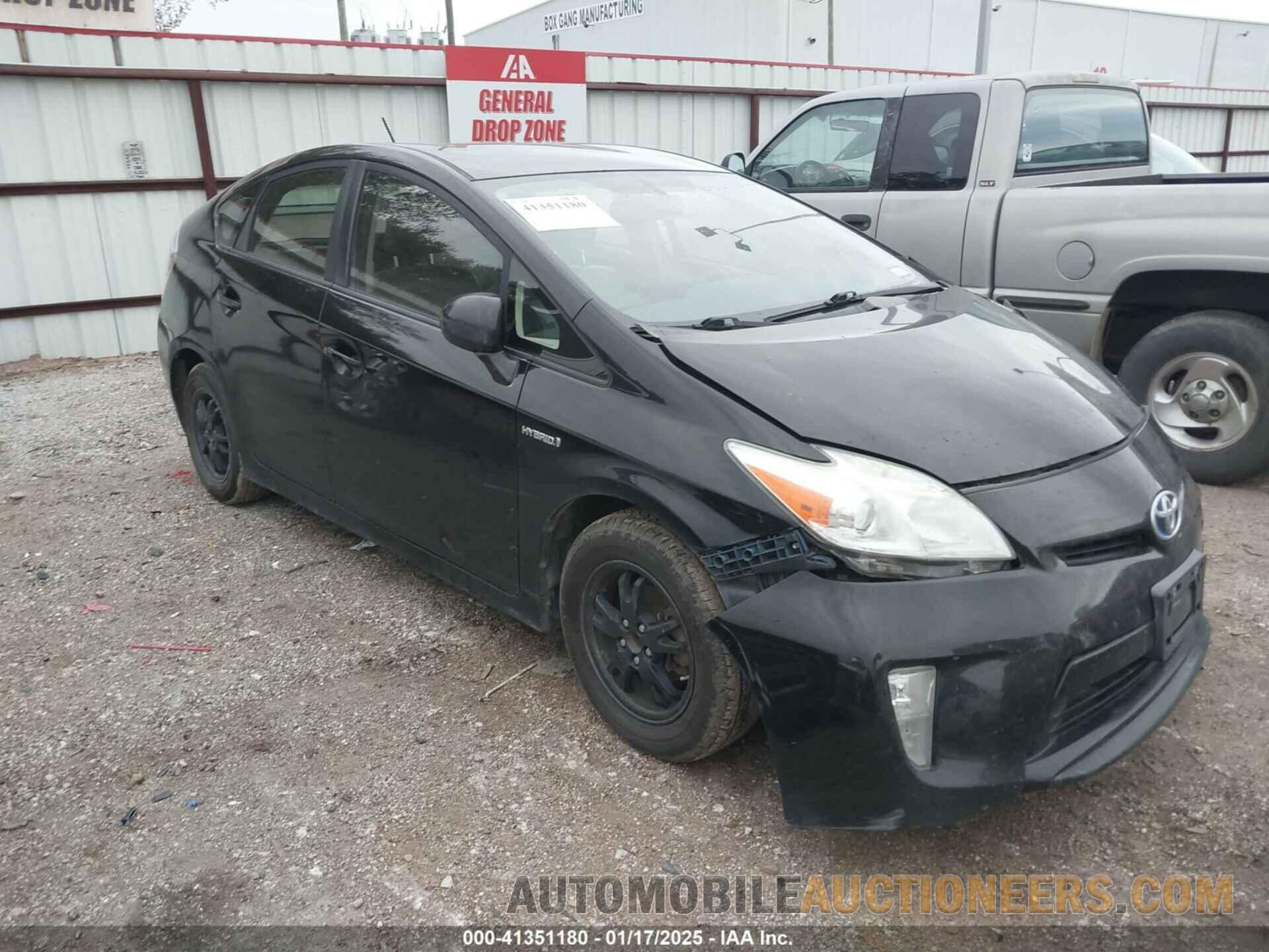 JTDKN3DU9D5560181 TOYOTA PRIUS 2013