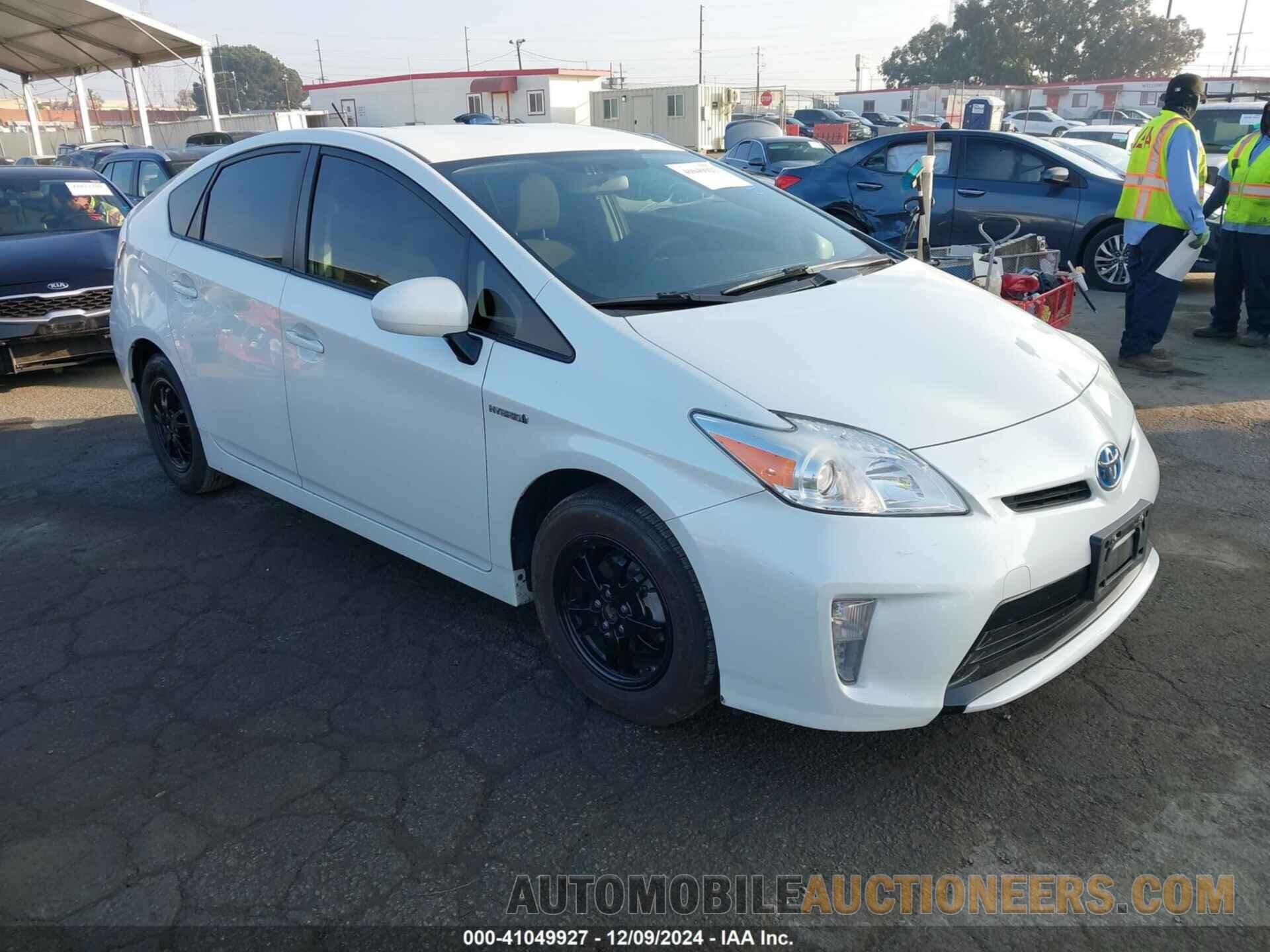 JTDKN3DU9D5572637 TOYOTA PRIUS 2013