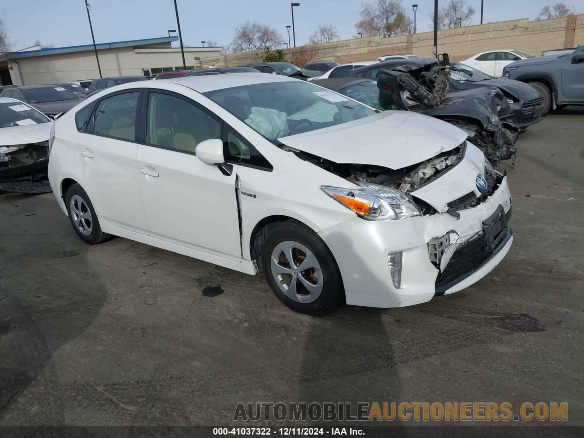 JTDKN3DU9D5694317 TOYOTA PRIUS 2013