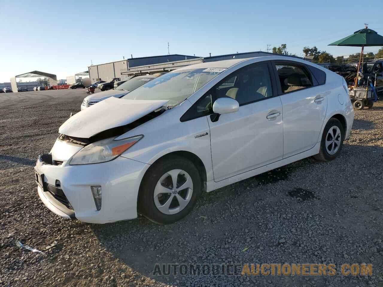 JTDKN3DU9E0380052 TOYOTA PRIUS 2014