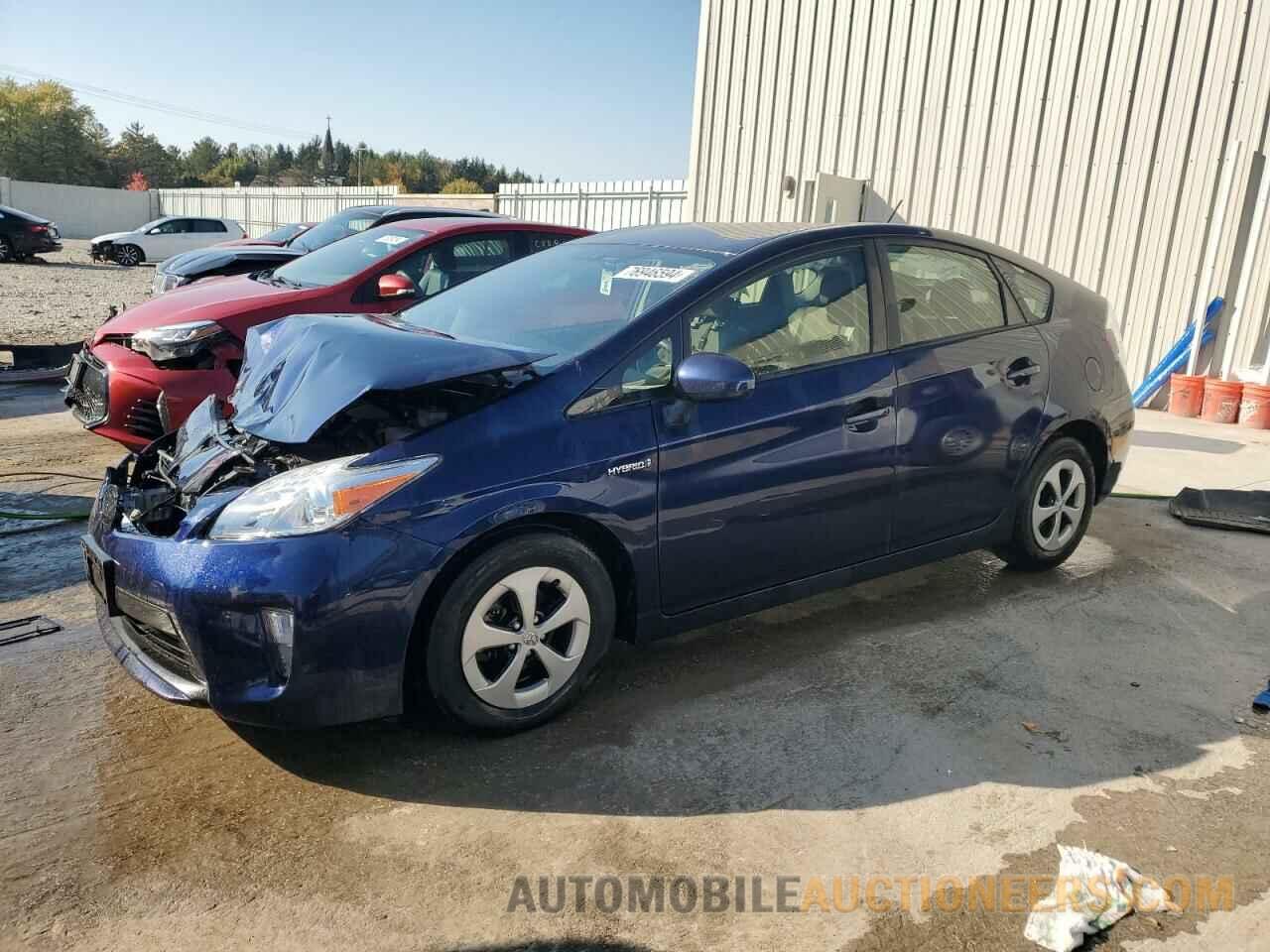 JTDKN3DU9E0393383 TOYOTA PRIUS 2014