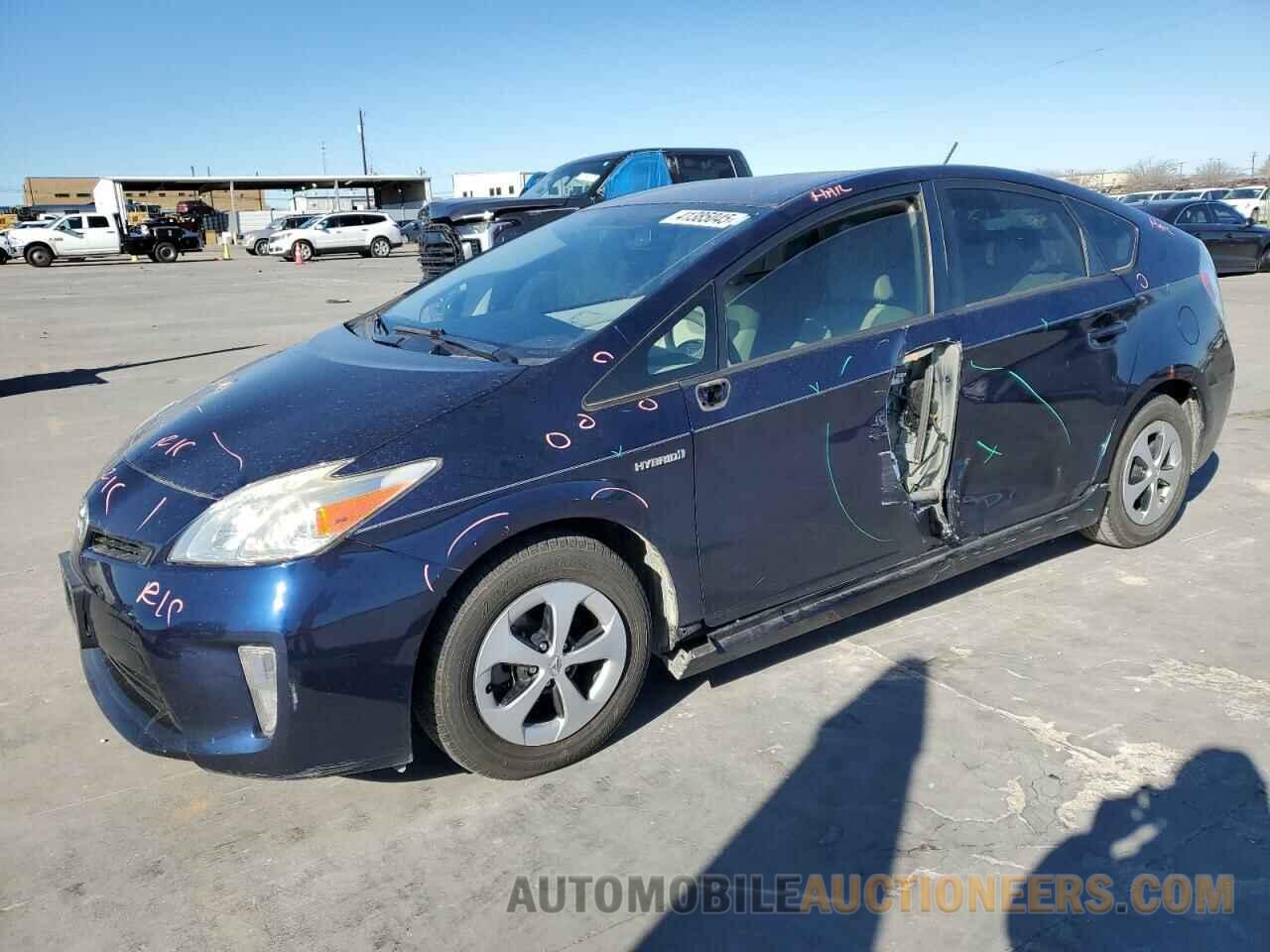 JTDKN3DU9E1786472 TOYOTA PRIUS 2014