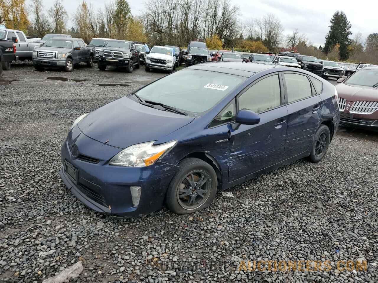 JTDKN3DU9E1799738 TOYOTA PRIUS 2014