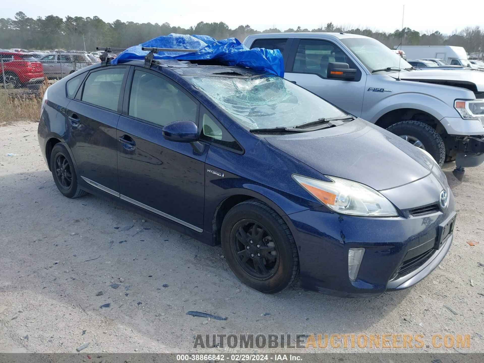 JTDKN3DU9F0405419 TOYOTA PRIUS 2015