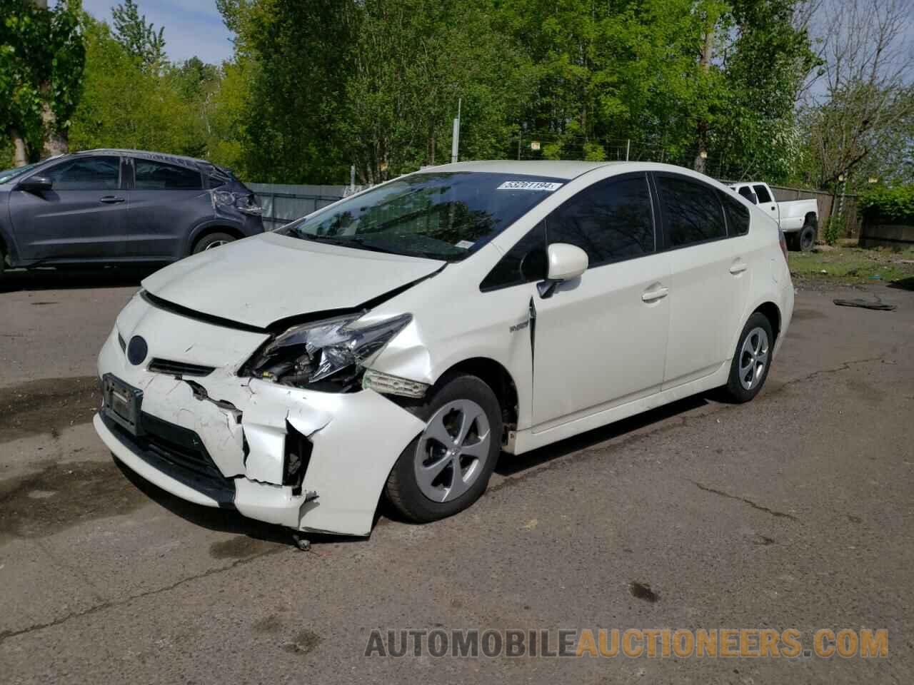 JTDKN3DU9F0428098 TOYOTA PRIUS 2015